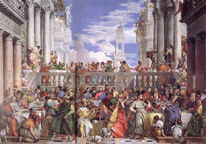 VERONESE (Paolo Caliari) The Wedding at Cana Spain oil painting art